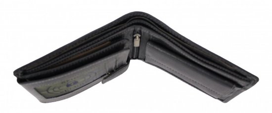 Pánska kožená peňaženka D-2666 RFID čierna 5