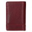 Kožená dokladovka V-260/T bordo - zadní pohled