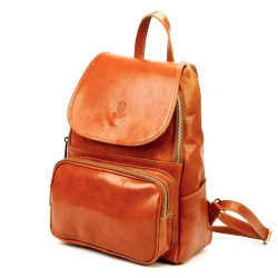 Kožený batoh Jordan camel