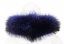 Kožušinový lem na kapucňu - golier medvedíkovec slivkovo modrý M 29/5 (65 cm) 3