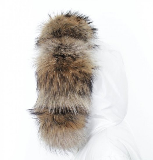 Kožušinový lem na kapucňu - golier medvedíkovec M 45/21  (69 cm)