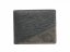 Pánska kožená peňaženka SG-21301/K čierno sivá
