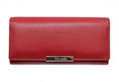 Dámská kožená peněženka SG-27066 červená