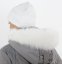 Kožušinový lem na kapucňu líška snehobiela  L16/3 (47 cm)
