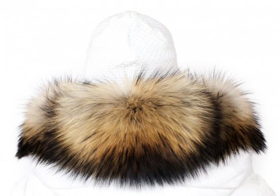 Fur trim on the hood - raccoon collar M 51/11 (62 cm) 2