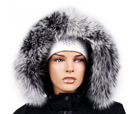Fur trim on the hood - fox collar L 08/22 (60 cm) 1