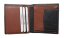 Pánská kožená peněženka SG-22035-46 černo-hnědá