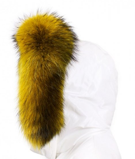 Fur trim on the hood - raccoon collar M 119/8 (60 cm) 2