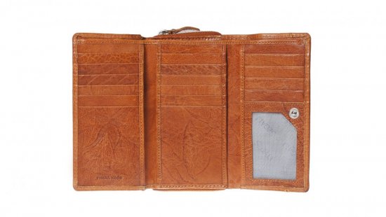 Dámska kožená peňaženka SG-21770 koňak 2