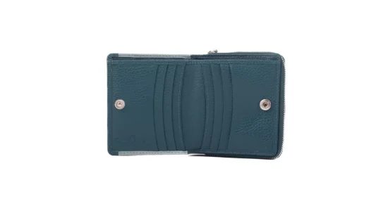 Dámska kožená peňaženka SG-27544B Sage/Peacock Blue 04