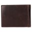 Pánská kožená peněženka 212519 coffee - zadní strana