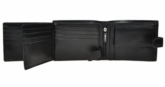 Pánska kožená peňaženka SG 2103 AL čierna 2