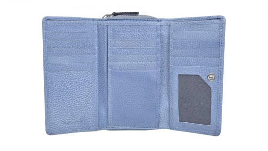 Dámská kožená peněženka SG-21770 sv. modrá 4