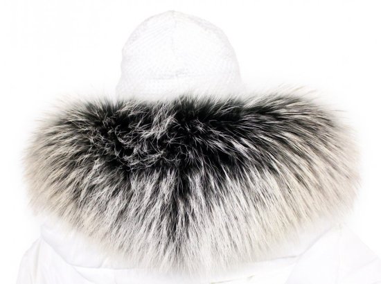 Kožušinový lem na kapucňu - golier medvedíkovec arctic snowtop M 31/3 (75 cm) 1