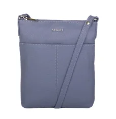 Dámska kožená taška cez rameno SG-27001 lavender