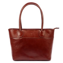 Dámská kožená kabelka Viktorie hnědá Dámská kožená kabelka Viktorie hnědá