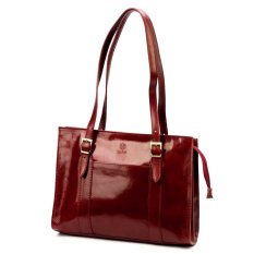 Dámská kožená kabelka Glorie bordo