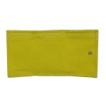 Dámská malá kožená peněženka SG-21756 neon lime 5