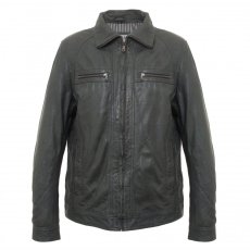 Pánská kožená bunda 8051 Leny grey