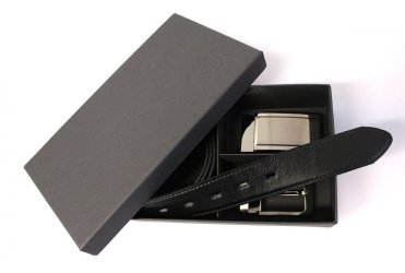 Pánský dárkový set opasku černý 2