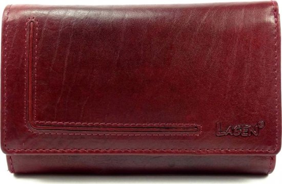 Dámská kožená peněženka EXCLUSIVE HT-232/T vínová