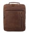 Kožený batoh na notebook UNISEX 28278 hnědý - přední strana