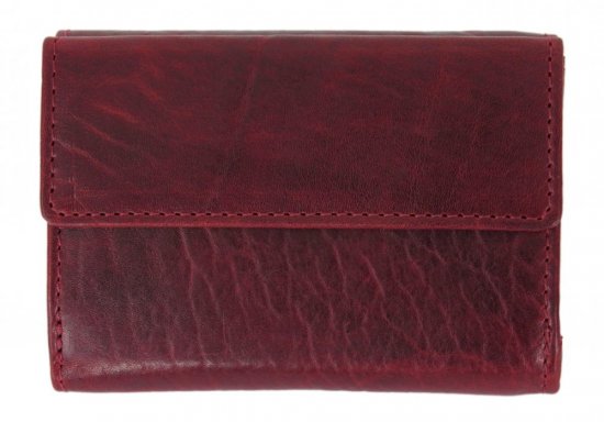 Dámská kožená peněženka LM-22521/T vínově červená 3