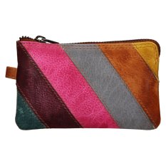 Kožená kľúčenka 2717-MZ/D caramel multi