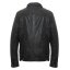 Pánská kožená bunda 8051 black 2