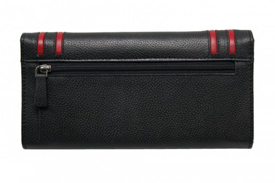 Dámska kožená peňaženka SG-27064 čierna 1