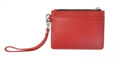 Kožená kľúčenka SG-27290 A červená 1