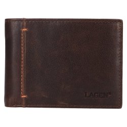 Pánská kožená peněženka 212519 coffee - přední strana Pánská kožená peněženka 212519 coffee - přední strana