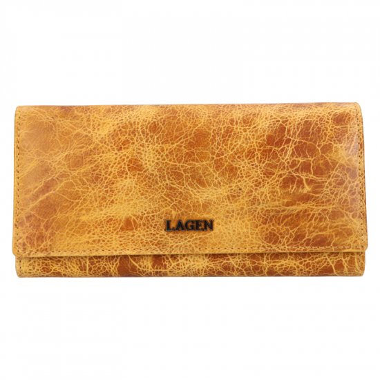 Dámska kožená peňaženka LG-22164 gold - predný pohľad