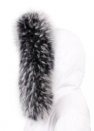 Kožešinový lem na kapuci - límec mývalovec M 36/63 (75 cm) 2