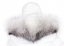 Kožušinový lem na kapucňu - golier líška bluefrost white LB 21/7 (70 cm) 1