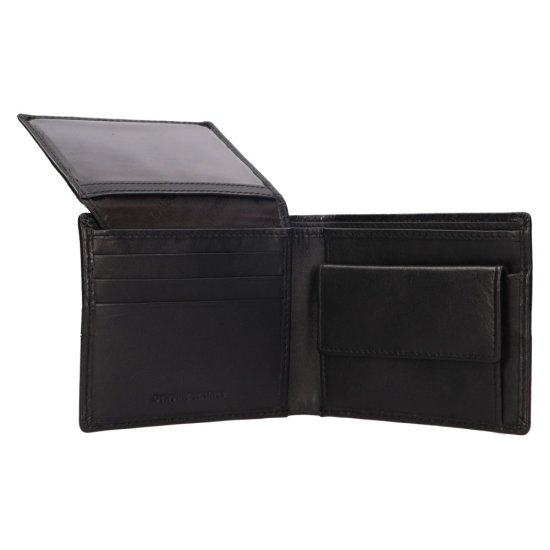 Pánská kožená peněženka 212520 A černá - vnitřní vybavení 2