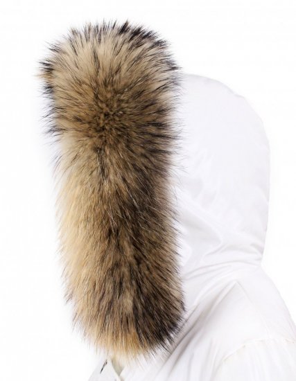 Fur trim on the hood - raccoon collar M 44/61 (75 cm) 2