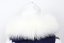 Kožušinový lem na kapucňu - golier medvedíkovec snehobiely M 142/13 (61 cm) 2