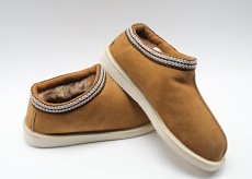 UNISEX Kožušinové papuče Mexičan koňak 1