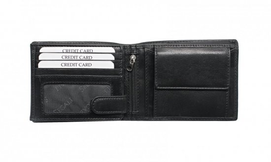 Pánska kožená peňaženka SG-2103A čierna 2