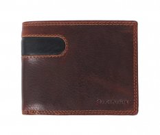 Pánská kožená peněženka D-2666 RFID hnědá