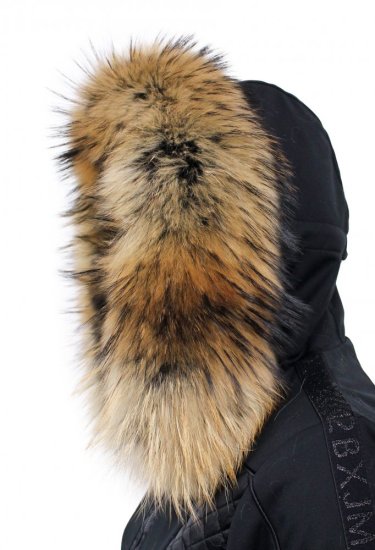 Kožešinový lem na kapuci - límec mývalovec snowtop M 35/72 (65 cm) 2