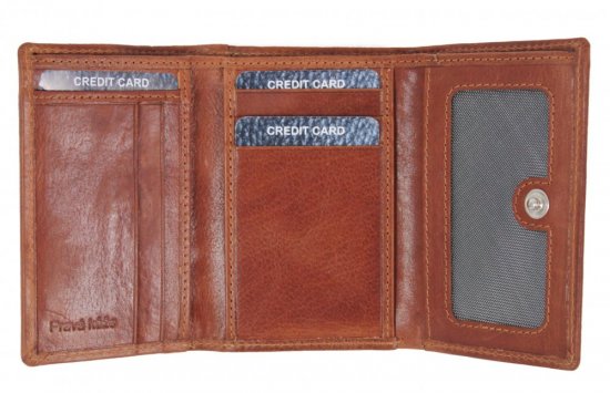 Dámská kožená peněženka SG-2870 koňak 3