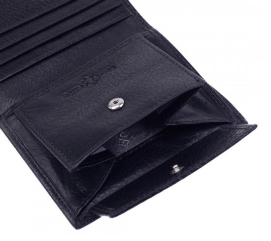 Pánská kožená peněženka 21039 černá 4