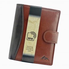 Pánská kožená peněženka El Forrest 2547-21 RFID hnědá