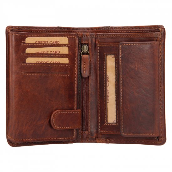 Pánská kožená peněženka 251146/M brown 2