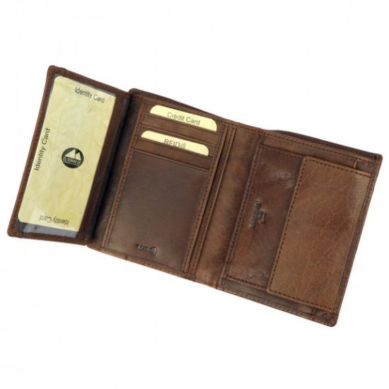 Pánská kožená peněženka El Forrest 2861-22 RFID hnědá 6