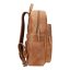 Kožený batoh UNISEX LG-25026 camel - boční pohled Kožený batoh UNISEX LG-25026 camel - boční pohled