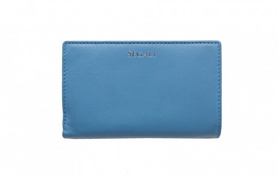 Dámská kožená peněženka 23319 modrá