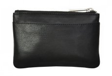 Kožená klíčenka SG-27291 A černá 1